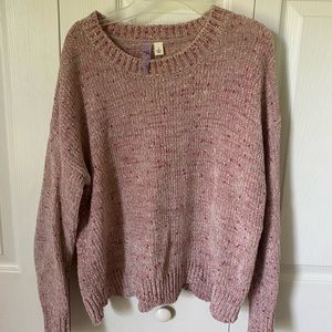 Pink Chenille Sweater from Francesca’s Boutique